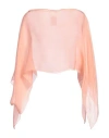 Caractere Caractère Woman Top Salmon Pink Size 1 Viscose, Silk In Salmon Pink