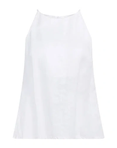Caractere Caractère Woman Top White Size 10 Linen