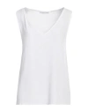 Caractere Caractère Woman Top White Size 8 Viscose In White