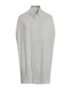 Caractere Caractère Woman Turtleneck Grey Size 1 Viscose, Wool, Polyamide, Cashmere In Gray