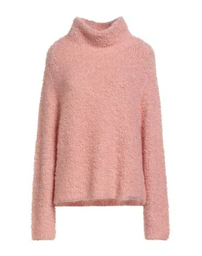 Caractere Caractère Woman Turtleneck Pink Size M Polyacrylic, Mohair Wool, Polyamide