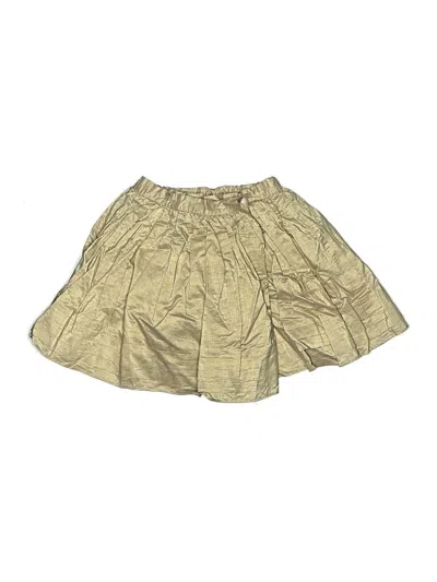 Pre-owned Caramel Baby & Child London Kids' Skirt In Gold