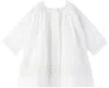 CARAMEL BABY WHITE CLAIRE DRESS
