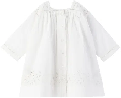 Caramel Baby White Claire Dress