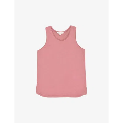 Caramel Girls Rotten Pink Kids Bluebottle Cotton Vest Top 3-12 Years