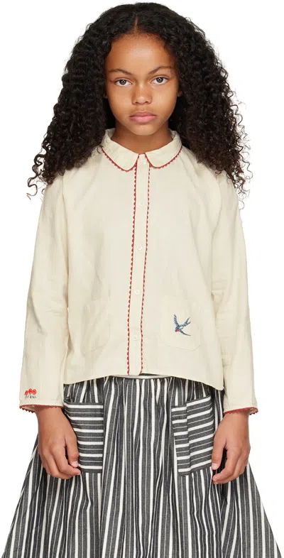 Caramel Kids Off-white Dragonfly Shirt