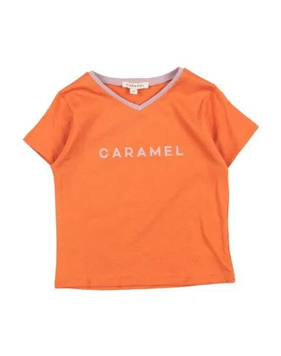 Caramel Babies'  Toddler Boy T-shirt Orange Size 6 Cotton