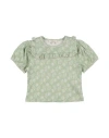 Caramel Toddler Girl T-shirt Light Green Size 6 Cotton In Green