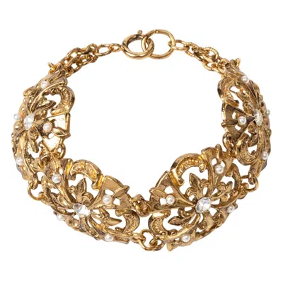 Caramel Vintage Jewellery Men's Vintage Gold Plated Heirloom Bracelet