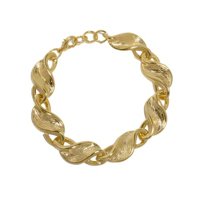 Caramel Vintage Jewellery Women's Vintage Gold Plated Betsy Bracelet