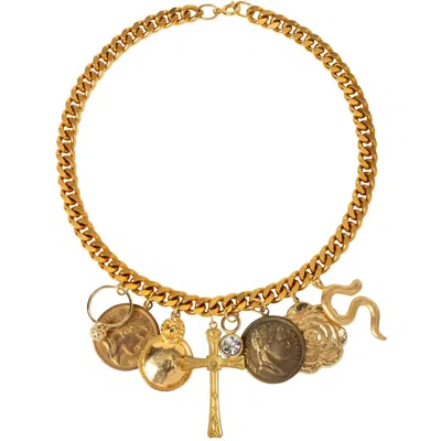 Caramel Vintage Jewellery Women's Vintage Gold Plated Faith Necklace