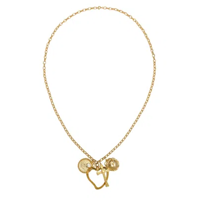 Caramel Vintage Jewellery Women's Vintage Gold Plated Joy Necklace