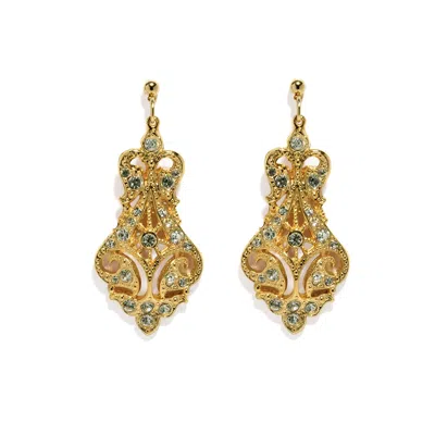 Caramel Vintage Jewellery Women's Vintage Gold Plated Lilibeth Earrings