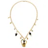Caramel Vintage Jewellery Women's Vintage Gold Plated Secret In A Bottle Necklace