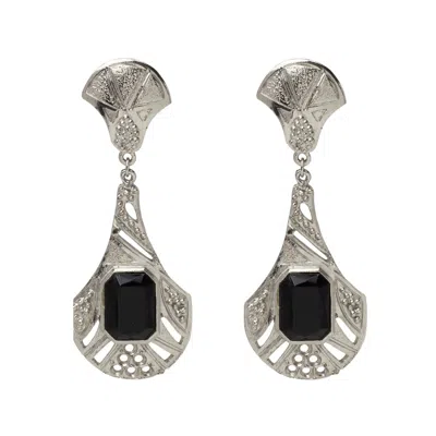Caramel Vintage Jewellery Women's Vintage Silver Plated Jude Earrings