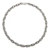 Caramel Vintage Jewellery Women's Vintage Silver Plated Loop De Loop Chain