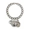Caramel Vintage Jewellery Women's Vintage Silver Plated Penny Bracelet