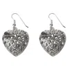 Caramel Vintage Jewellery Women's Vintage Silver Plated Secret Love Earrings