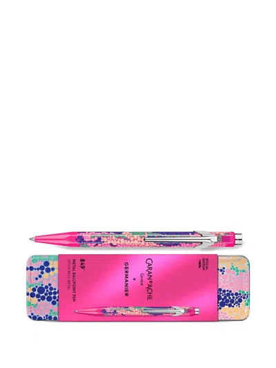 Caran D'ache 849 Germanier Metal Ballpoint Pen In Pink