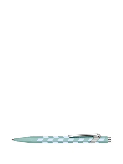 Caran D'ache 849™ Mosaic Checkered Pen In Blue