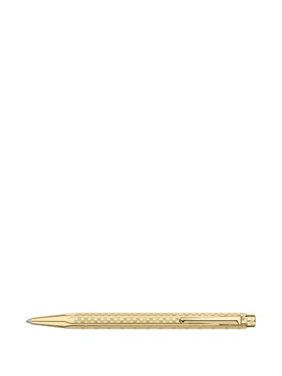 Caran D'ache Check-pattern Ballpoint Pen In Pink