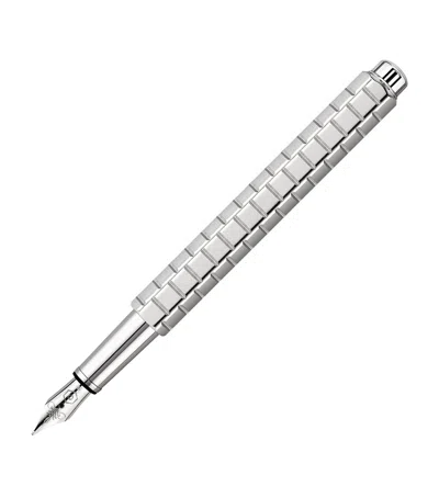 Caran D'ache Ecridor Avenue Fountain Pen In Silver