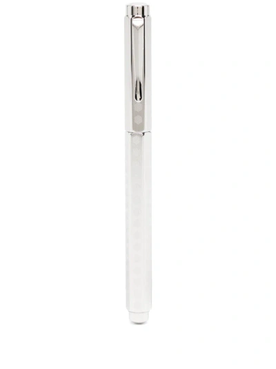 Caran D'ache Engraved Ballpoint Pen In White