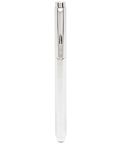 Caran D'ache Engraved Ballpoint Pen In Silber