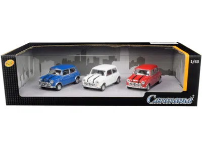 Cararama Mini Cooper 3 Piece Gift Set 1/43 Diecast Model Cars By  In Multi