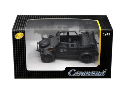 Cararama Volkswagen Kubelwagen Convertible K Type 82 Black 1/43 Diecast Model Car By