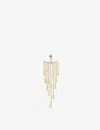Carat London Womens Gold A-lister Yellow Gold-plated Vermeil Sterling Silver And Cubic Zirconia Sing In Gold