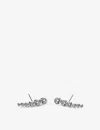 Carat London Carissa Sterling-silver Earrings In Silver