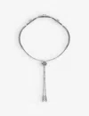 Carat London Womens Silver Celestia Star-shaped Pendant Sterling Silver And Cubic Zirconia Bracelet In Silver