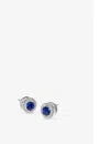 Carat London Womens Silver Gwen Sterling-silver And Cubic Zirconia Stud Earrings In Silver