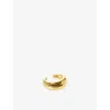 Carat London Womens Hera Cuff 18ct Yellow Gold Vermeil And Cubic Zirconia Ear Cuff In Gold