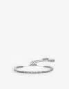 Carat London Womens Silver Lexi Sterling-silver And Cubic Zirconia Bracelet In Silver
