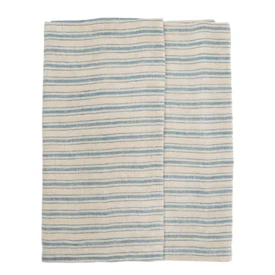 Caravan Home Boat Stripe Linen Towels