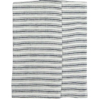 Caravan Home Boat Stripe Linen Towels