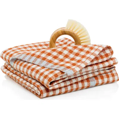 Caravan Home Gingham Towels