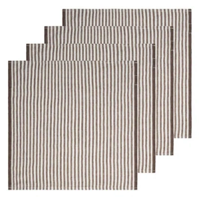Caravan Home Ticking Stripe Napkins