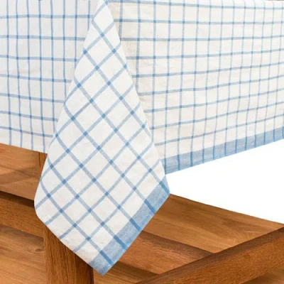 Caravan Home Windowpane Tablecloth