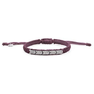Caravan Of Stones Women's Red Méridien Bracelet Vampire Claret
