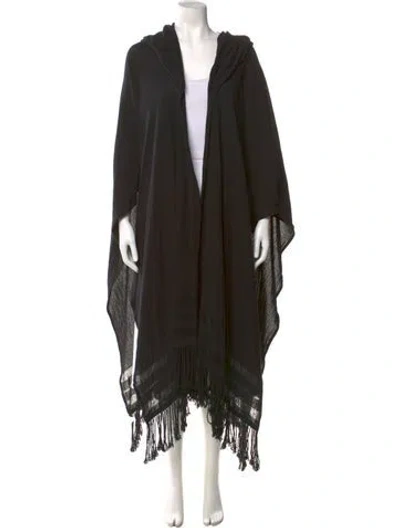 Pre-owned Caravana Cowl Neck Sweater In Black