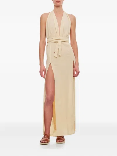 CARAVANA HERA V-NECK MAXI DRESS