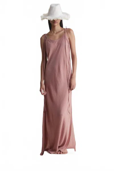 Caravana Konik Maxi Dress In Desert Rose In Pink