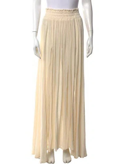 Pre-owned Caravana Long Skirt In Neutral