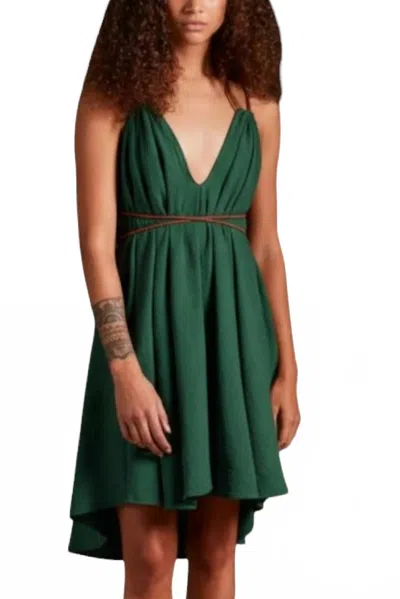 Caravana Mahahual Dress In Alpine Green