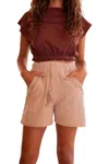 Caravana Pibil Shorts In Antique Rose In Multi