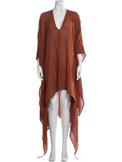 Pre-owned Caravana Vintage Cover-up In Orange
