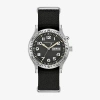 Caravelle Designed By Bulova Mens Black Strap Watch 43c125 In Black